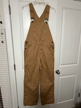 Women’s Alpine Design Tan Cotton Overalls